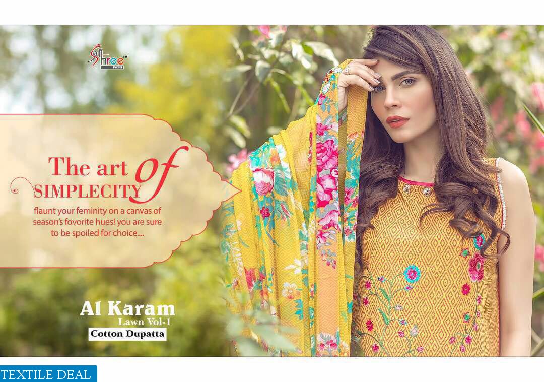 al karam lawn vol-1 Wholesale pakistani concept Salwar kameez